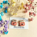 strawberry jam stud earrings
