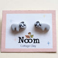 cute tiny sloth stud earrings