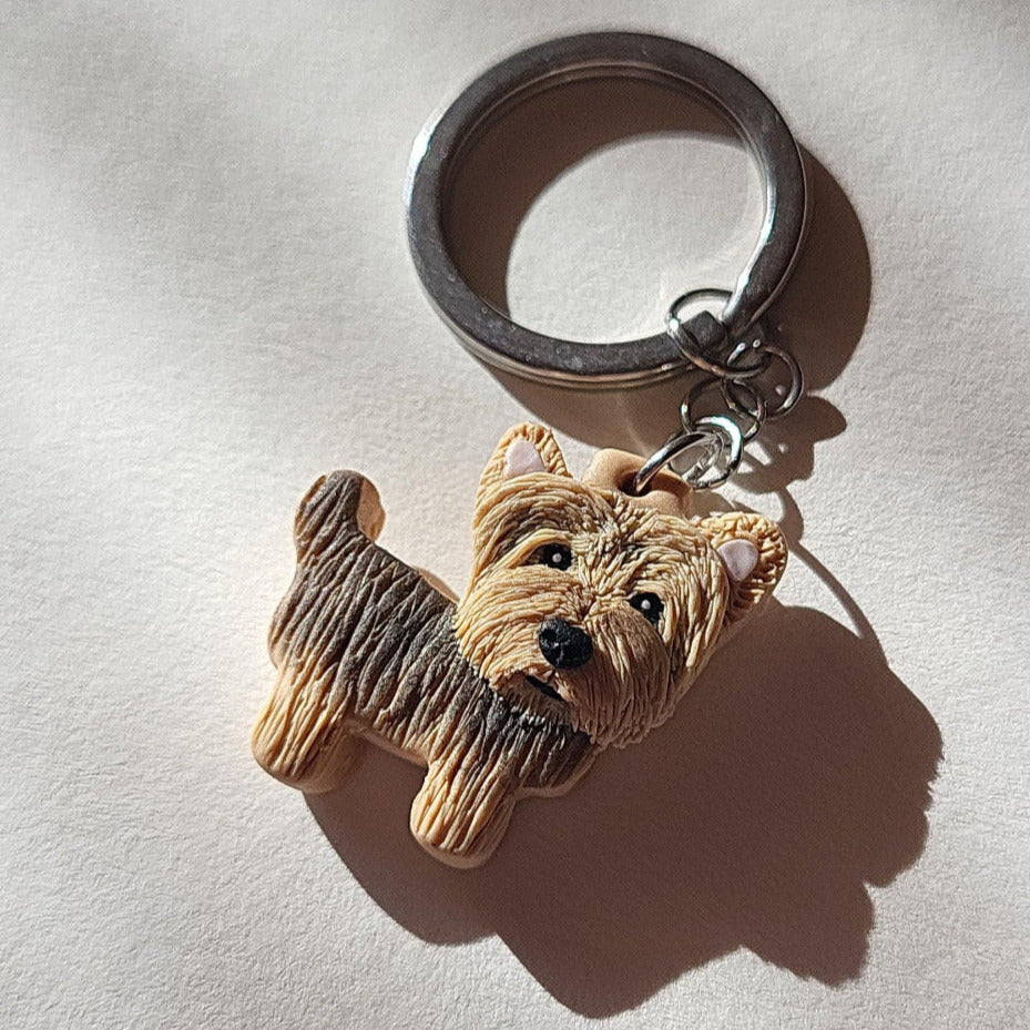 Yorkie keyring