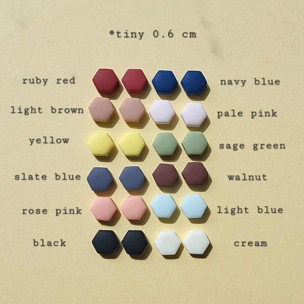 Unisex tiny stud earrings
