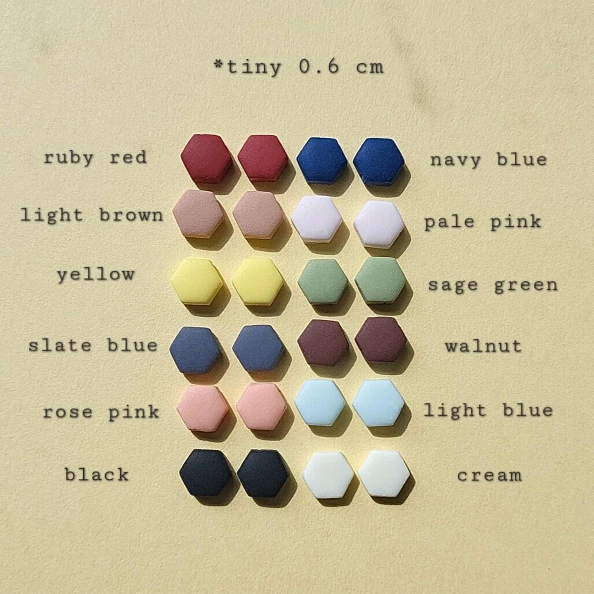Unisex tiny stud earrings