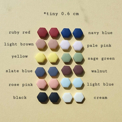 Unisex tiny stud earrings